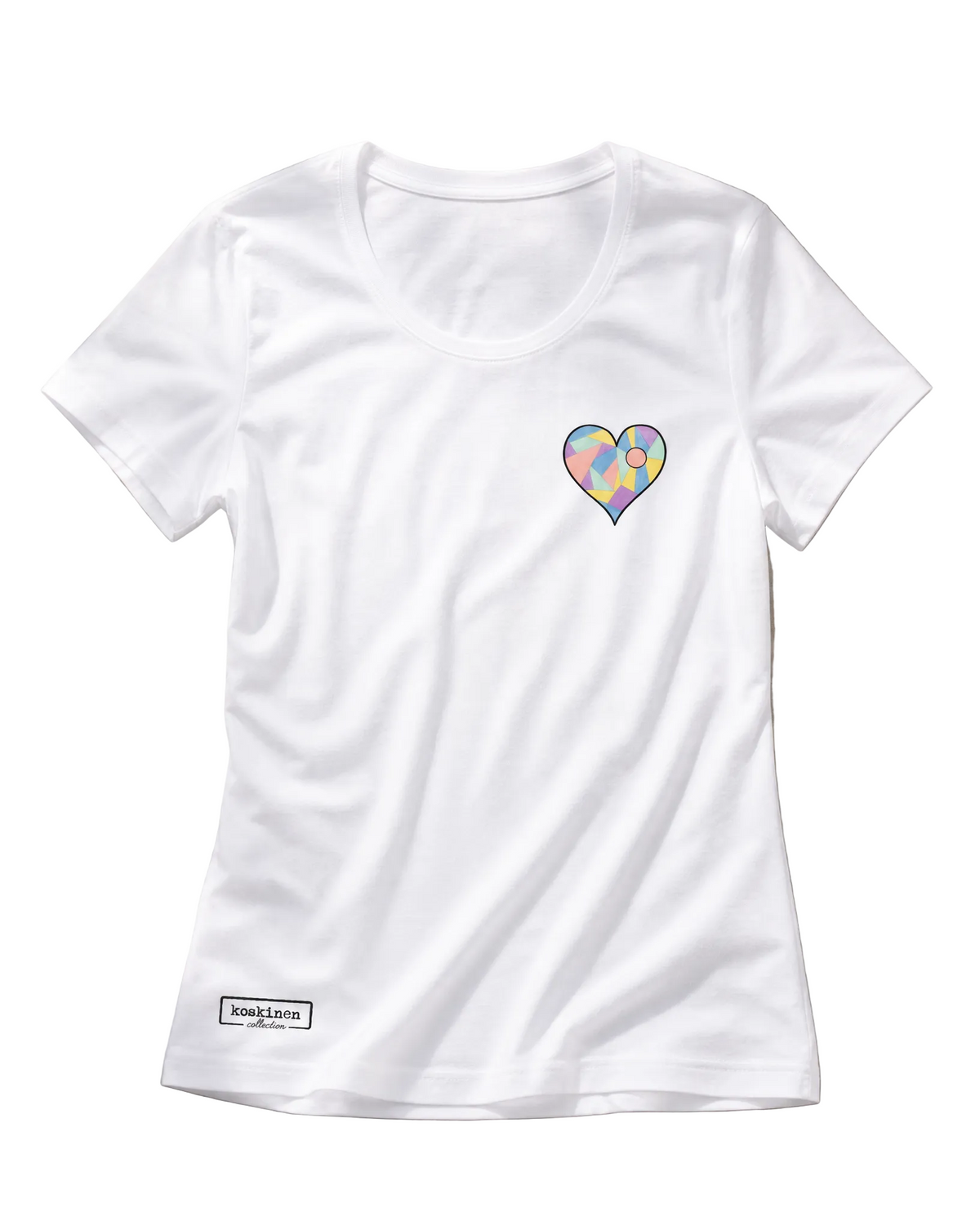 Koskinen Collection Sydän – lady-fit T-paita