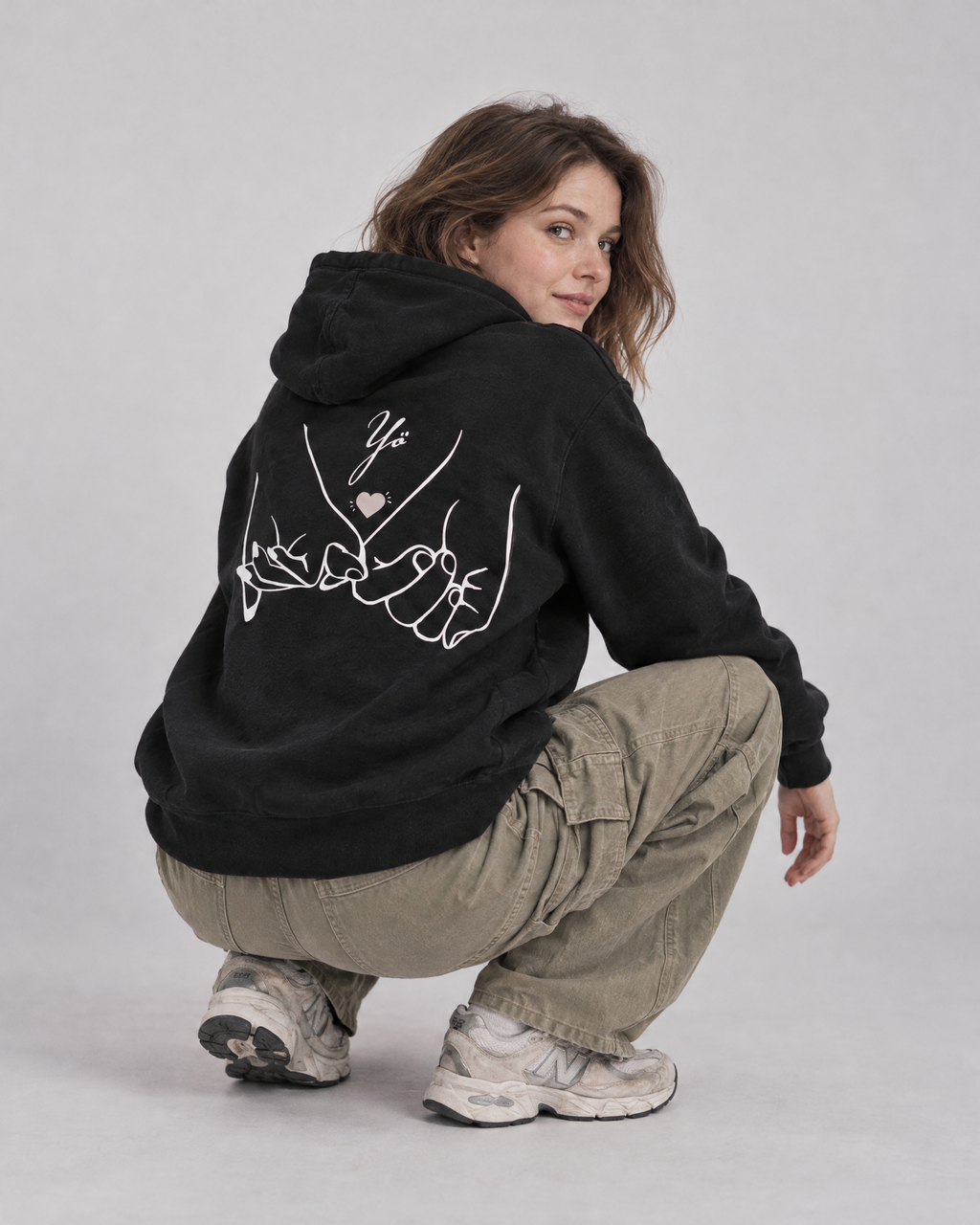 Yö Vie mut minne vaan – unisex huppari